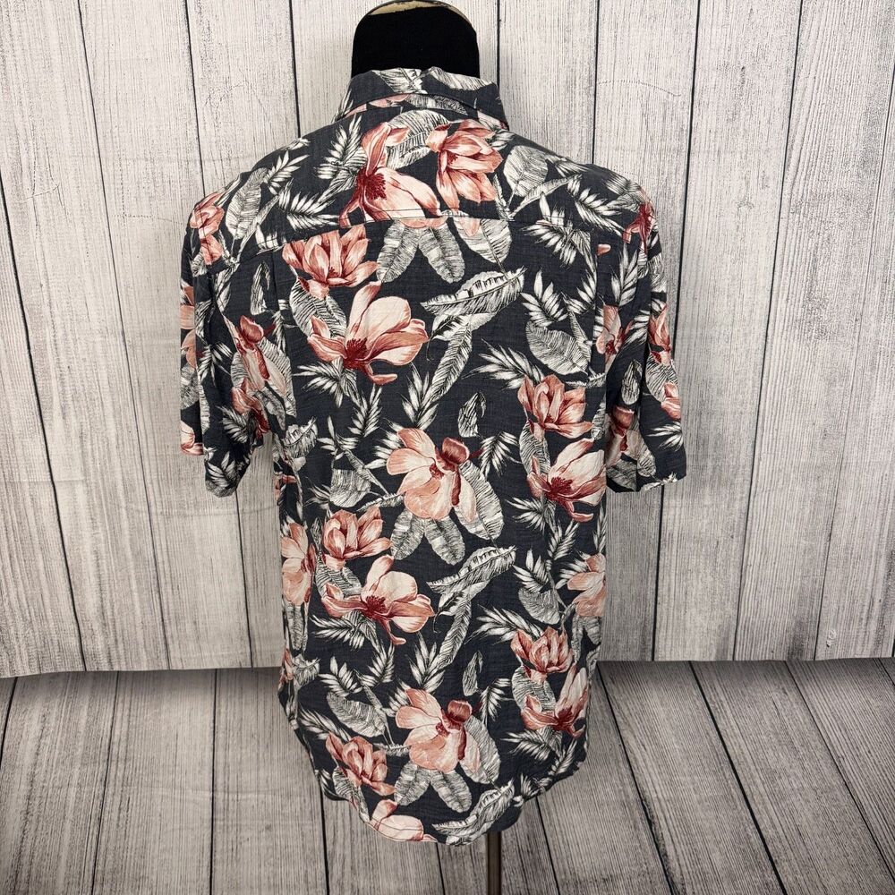 Tommy Bahama Men's Large Multicolor Floral Lenzing Viscose Button-Front Shirt - Picture 3 of 7